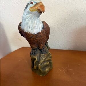 Decorative Eagle Bird Figurine - Brown and White